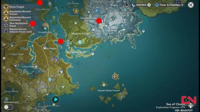 where to find fishing spots genshin impact