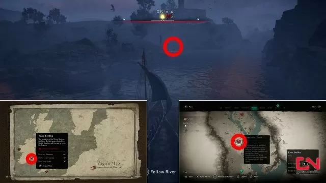 where to find lugh helmet location ac valhalla river raid