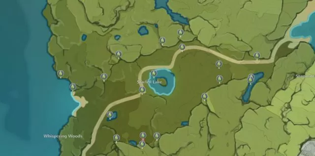 Moonchase Charm locations in Mondstadt