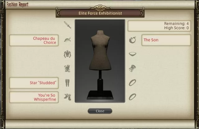 FFXIV Fashion Report Elite Force Exhibitionist