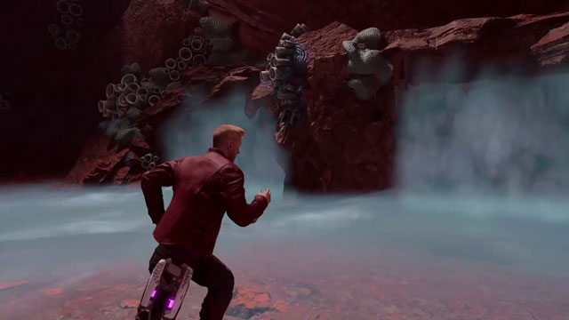guardians of the galaxy escape foggy cave