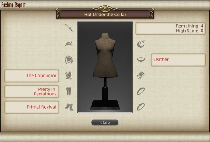 FFXIV Fashion Report Hot Under The Collar