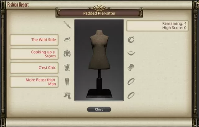 FFXIV Fashion Report Padded Pier Sitter