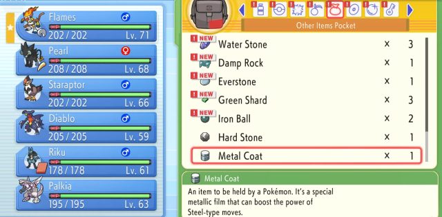 How to Get Metal Coat Pokemon BDSP