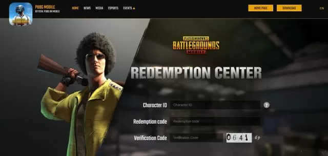 PUBG Mobile Redeem Codes November 2021