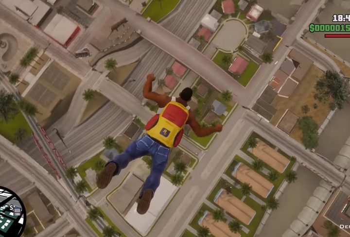 Parachute Locations GTA San Andreas Definitive Edition