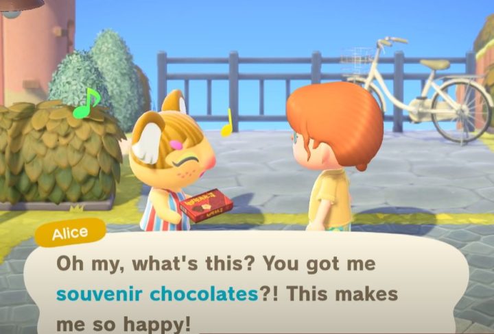 Souvenir Chocolates ACNH - How to Invite Villagers to Happy Home Paradise Islands