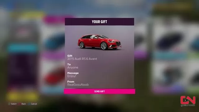 forza horizon 5 gift cars