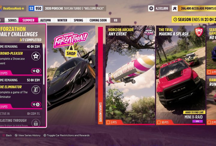 forzathon points forza horizon 5 how to get forzathon points