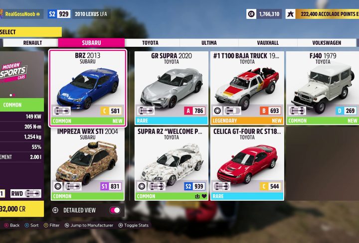 get over 50 feet in subaru forza horizon 5