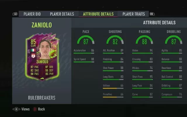 How to Complete Rulebreakers Nicolo Zaniolo SBC