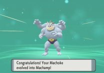 how to evolve machoke into machamp in pokemon bdsp