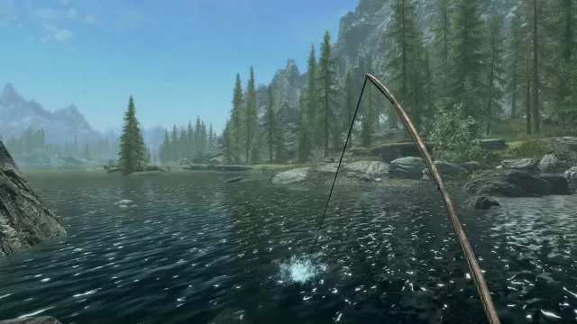 how to fish in skyrim anniversary edition