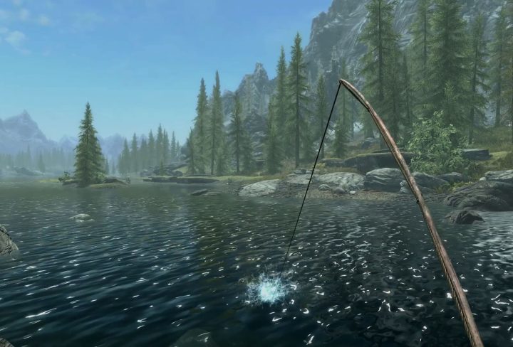 how to fish in skyrim anniversary edition