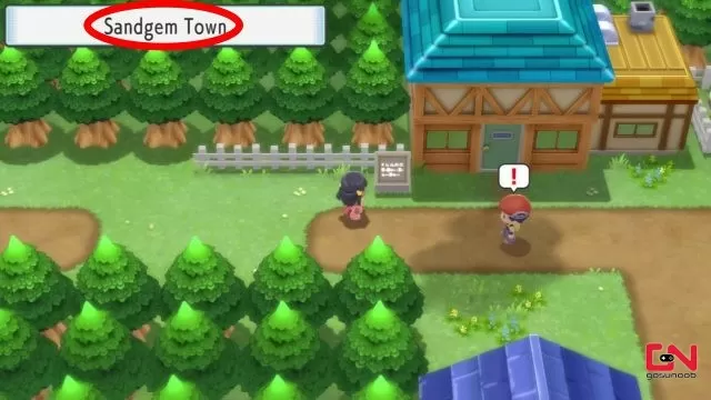 how to get to sandgem town pokemon brilliant diamond & shining pearl