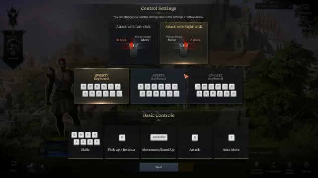 Lost Ark Mouse control settings