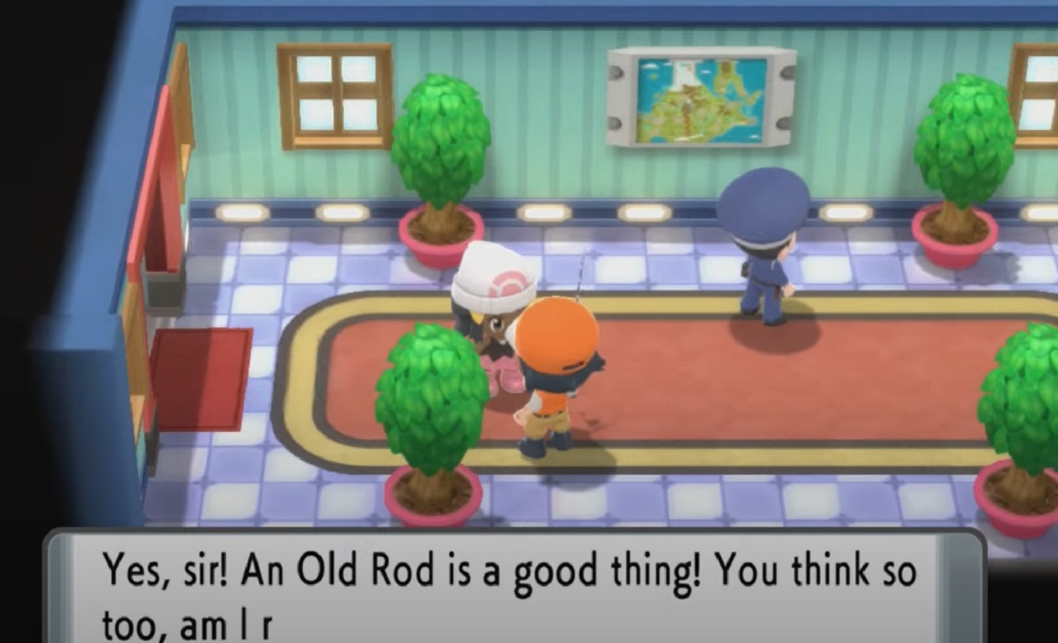 Old Rod, Good Rod, Super Rod in Pokemon BDSP