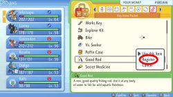 pokemon bdsp how to register use key items