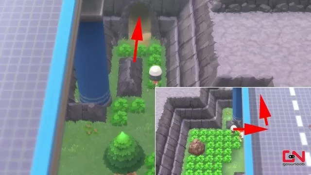 where to find pokemon bdsp wayward cave secret entrance