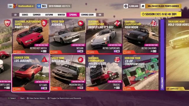 Forza Horizon 5 GT Cars Seasonal