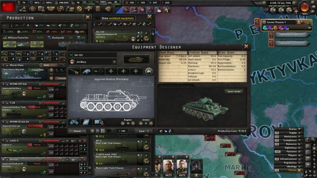 Hearts of Iron 4 No Step Back Review Tank Designer
