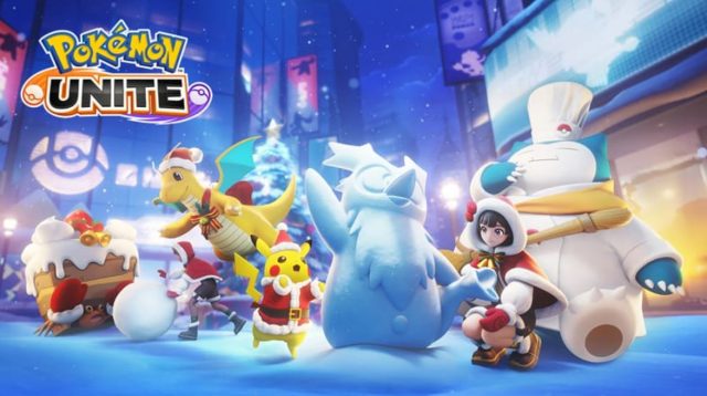 Snowball Battle Pokemon Unite Holiday Festivities
