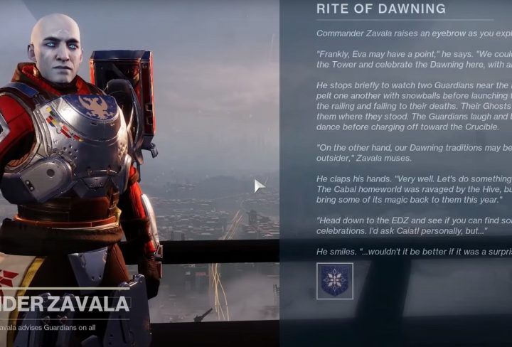 Destiny 2 Rite of Dawning Quest