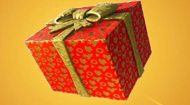 fortnite use a holiday presents item challenge