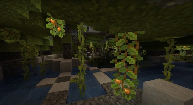Lush Caves Minecraft 1.18 Where to Find Lush Caves