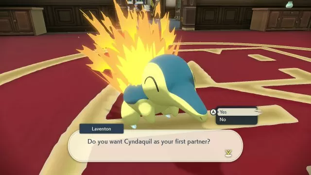 choose cyndaquil