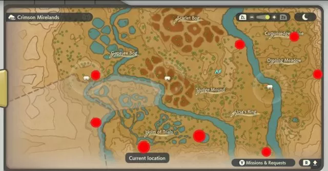 crimson mirelands wisp locations 2 pokemon arceus