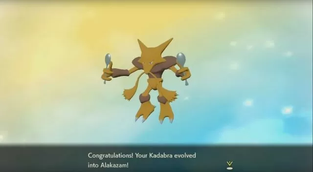 evolve Kadabra into Alakazam pokemon legends Arceus