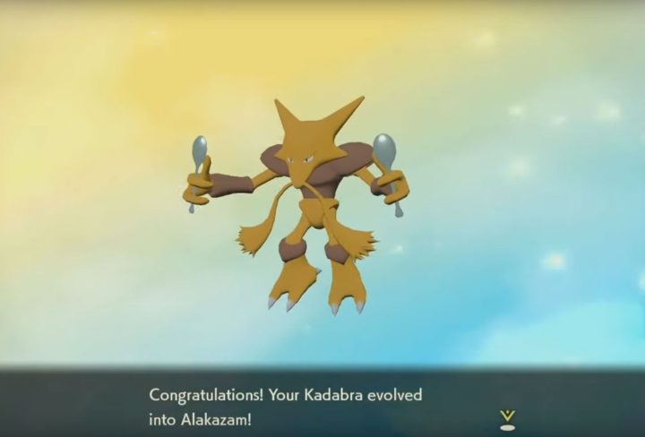 evolve Kadabra into Alakazam pokemon legends Arceus