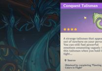 Get Conquest Talismans Genshin Impact