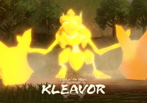 how to beat noble kleavor pokemon legends arceus lord of the woods