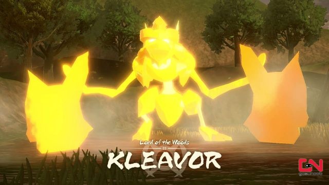 how to beat noble kleavor pokemon legends arceus lord of the woods