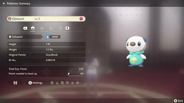 oshawott summary