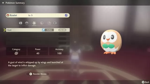 rowlet summary