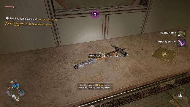 Best Early Artifact Weapon Dying Light 2 Antique Hammer Location