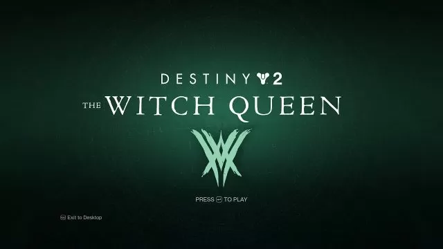 Destiny 2 Black Screen on Launch after The Witch Queen Update