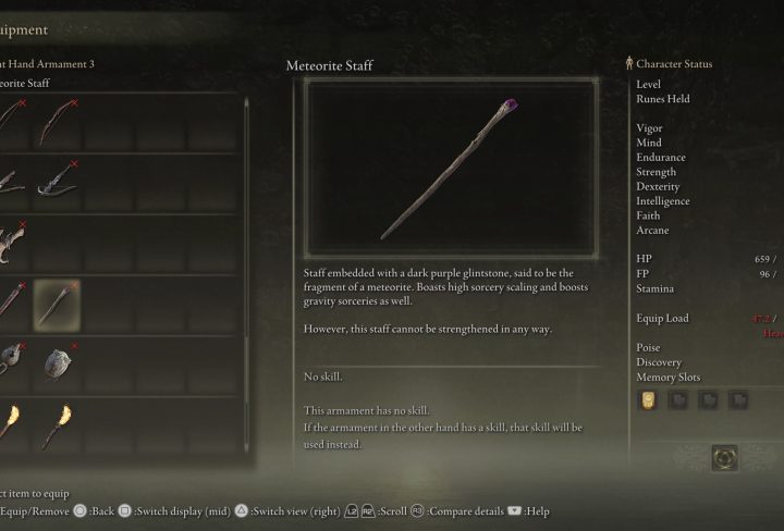 Elden Ring Meteorite Staff Location