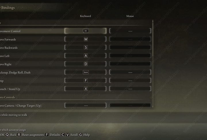 Elden Ring PC Controls