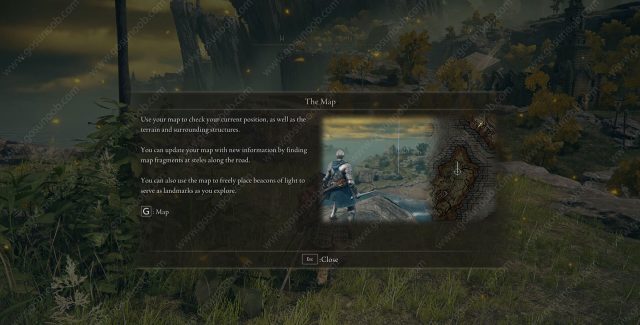 Elden Ring PC Controls How to Open the Map on PC