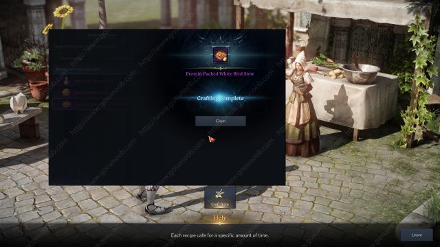 Lost Ark Disgorged Lump Location Crafting Protein Packed White Bird Stew