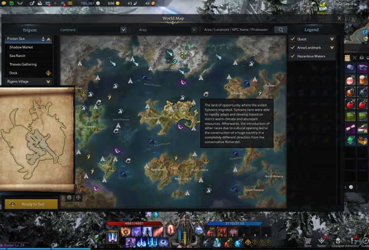 a strange map lost ark treasure map location and solution