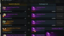 amethyst shards lost ark what to buy