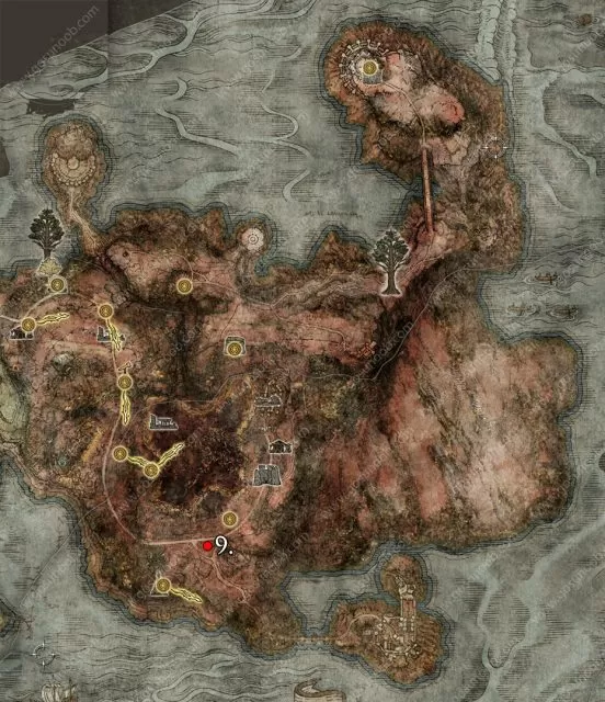 elden ring caelid stonesword key locations map