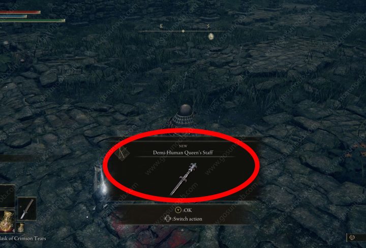 elden ring demi human queen staff location