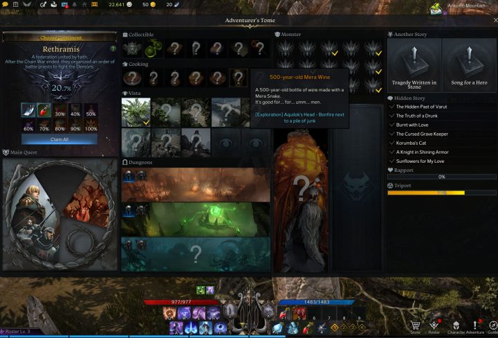 get 500-year-old mera wine lost ark