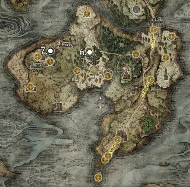 weeping peninsula stonesword key white gate locations map